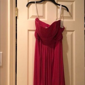 New David's bridal bridesmaid dress watermelon